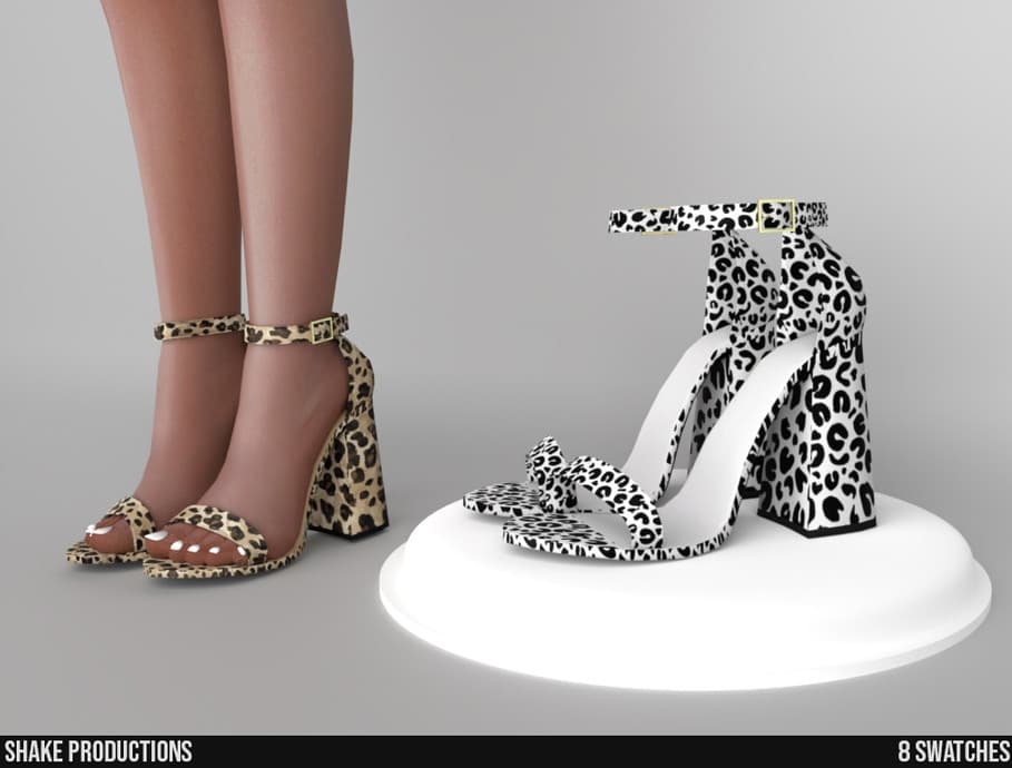 Туфли Print High Heels